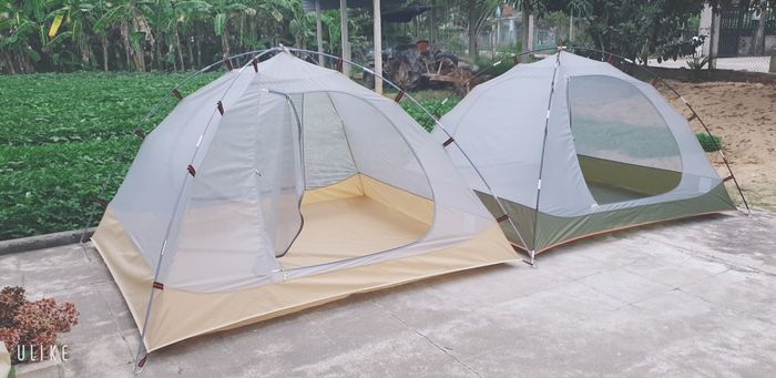 Nhiều mẫu lều trại khác nhau