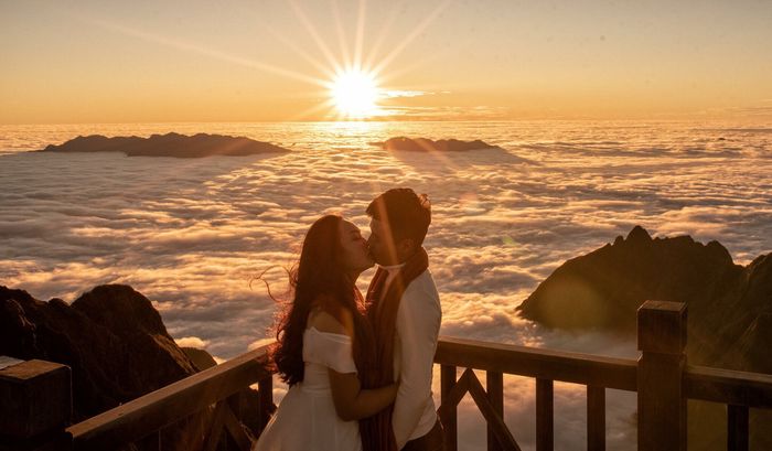 Tận hưởng hoàng hôn Sapa