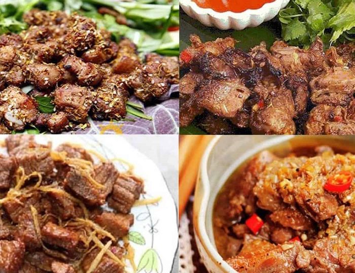 Thịt gừng Nùng Dín là món ăn đặc trưng của Sapa
