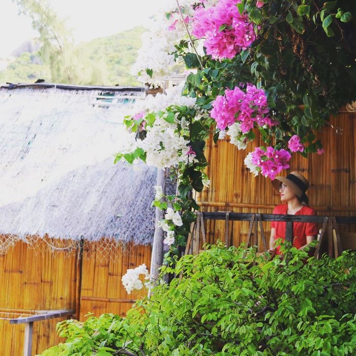 Không gian hoa lá thoải mái